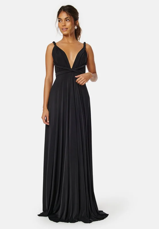 Goddiva - Multi Tie Maxi Dress - XXS (UK6)