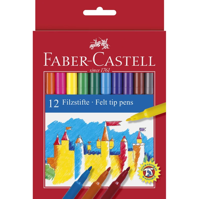 Faber-Castell Tussikynät 12-setti (3 vuota+)