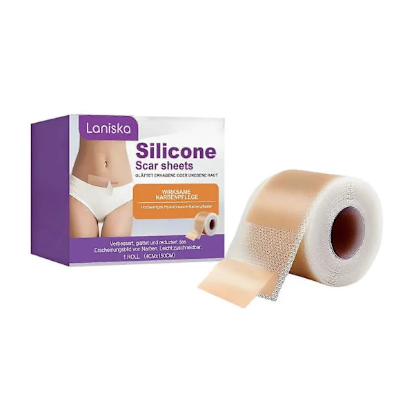 Silikon arrplaster, silikon arrtape, gjenbrukbare profesjonelle silikonstrimler for arr, myk silikon arrtape for kirurgiske arr, akne arr, brannskader