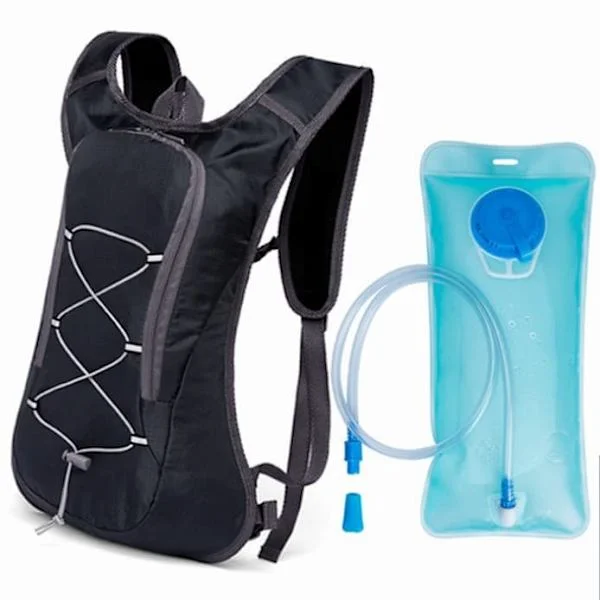 Cycling Backpack / Sporty Hydration Pack with 2L Water Bladder – Perfect for Cycling, Running and Hiking