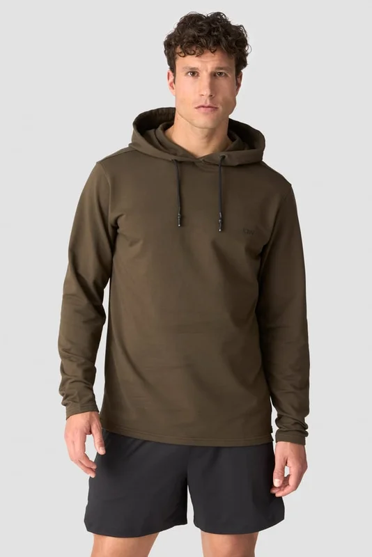 ICANIWILL - Stride Hoodie Men Smokey Brown - Heren - sportkleding van ICIW