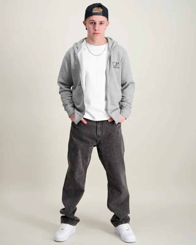 C.P. Company ZIP SWEATSHIRT/HOOD Grijs Hoodies Jongens - Kids Brand Store