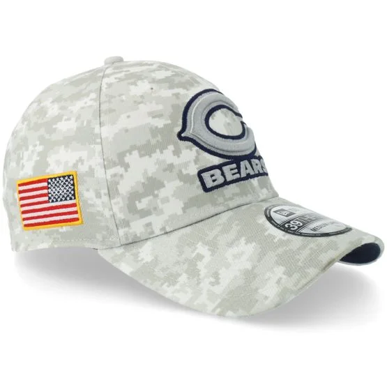 New Era - NFL Camo fitted Czapka Z Daszkiem - Chicago Bears 39THIRTY NFL Salute To Service Camo Fitted @ Hatstore