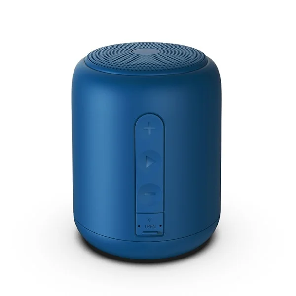 Cylindrical Bluetooth Speaker Wireless Creative Outdoor Mini Portable Small Speaker Subwoofer Home/Gift, Blue