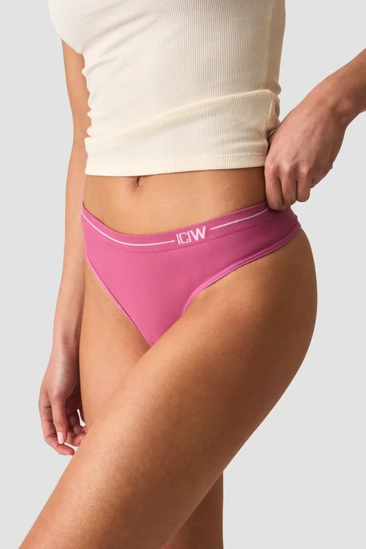 ICANIWILL - Everyday Seamless Thong 2-pack Petal Pink - String - Dam - Träningskläder från ICIW