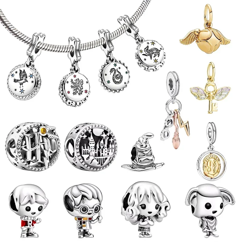 AliExpress - Original Charm-Perlen, Harry Potter Hermine Granger Charm & Harry Potter Sortierhut Charm, Passend für Anhänger-Armband, Damenschmuck 