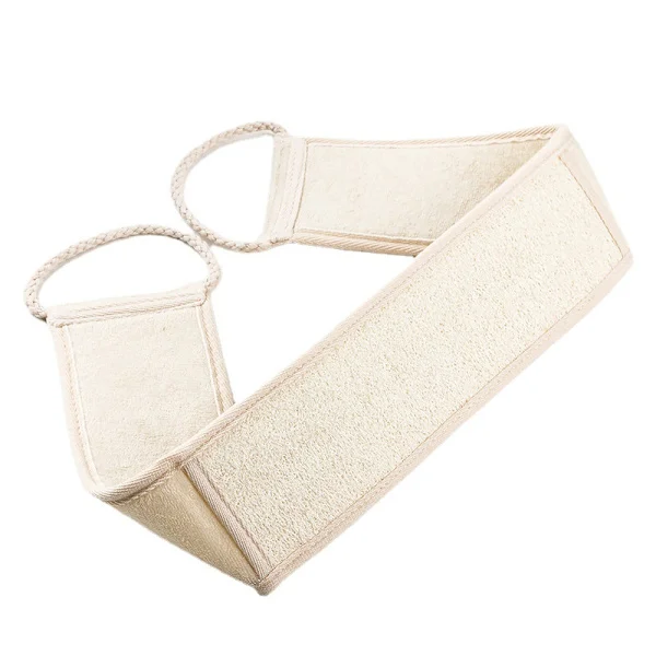 Naturlig loofah lång remsa för att skrubba ryggen, handduk torr etoupe