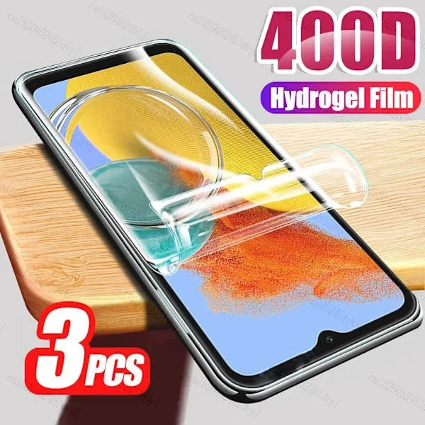 3st Hydrogelfilm Fulltäckande för Samsung Galaxy S23 S10 S20 S21 S22 S24 Ultra Plus FE A14 A23 A34 A54 Skärmskydd Samsung S20 Ultra Hydrogel