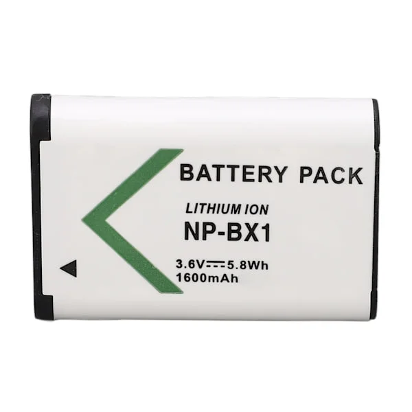 NP BX1 3.6V 1600mAh Litiumjonbatteri för Sony Cyber Shot DSC HX RX1 RX1R II RX100 FDR X3000 HDR AS50 AS300 ZV1 Digitalkamera