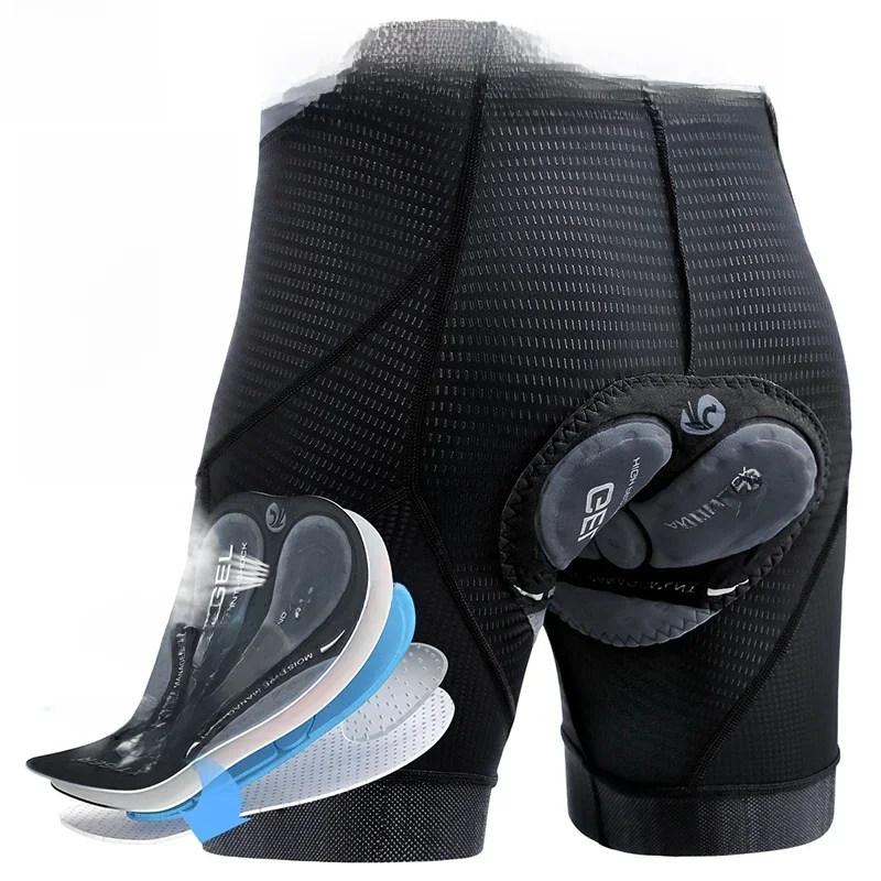 AliExpress - X-TIGER Shorts de Cyclisme Hommes avec Coussin 5D Gel Rembourré, sous Vetement Cycliste VTT Séchage Rapide et Respirant Culottes