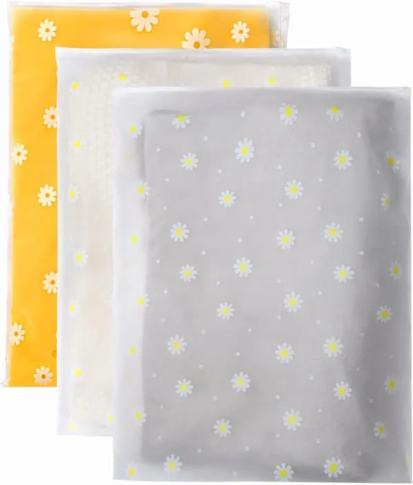 10 stk Genanvendelige Ziplock-poser, 40 x 50 cm Store Plastik Hospitalposer Rejse Tøj Opbevaringsposer Klar Forseglede Poser Vandafvisende Organiser 