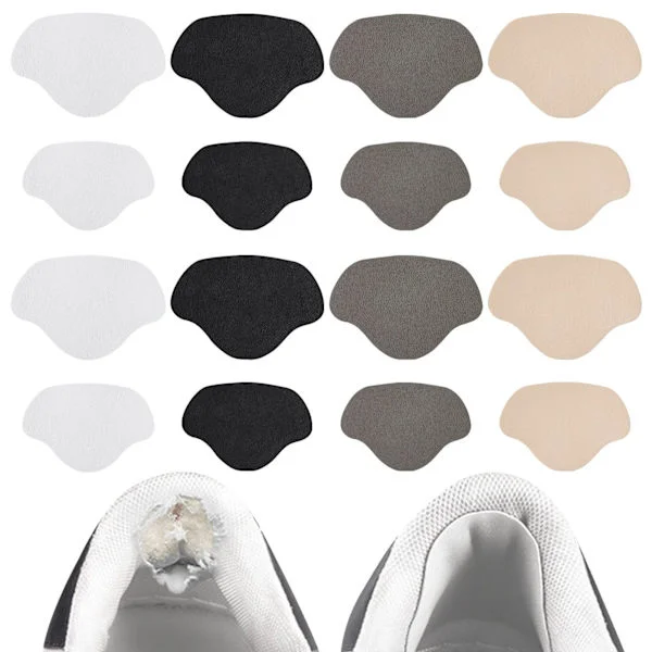 8 Pairs Shoe Heel Repair, Self-Adhesive Shoe Heel Patch, Two Styles Repair Patches for Leather or Sports Shoes to Protect the Heel