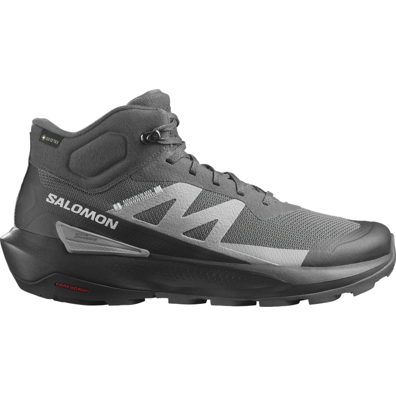 Salomon - Chaussures de randonnée et grande randonnée pour homme Elixir Activ Mid GTX - Magnet / Phantom - 41⅓