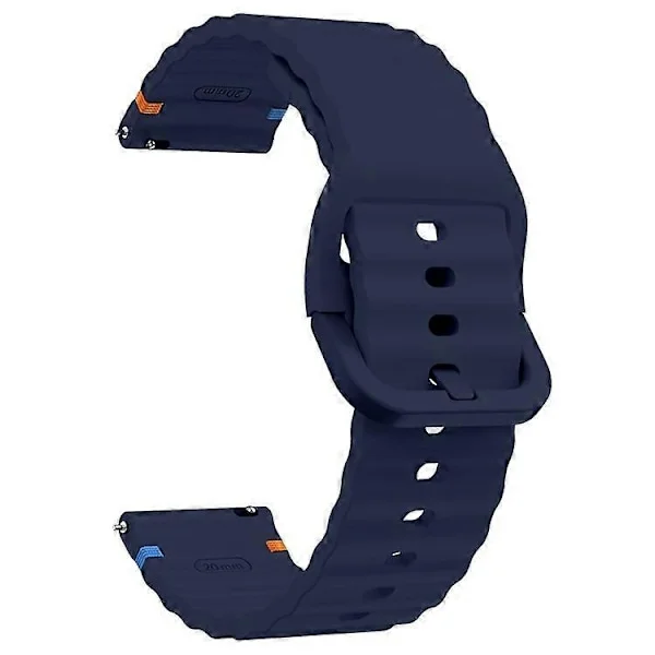22mm Silikonarmband Kompatibelt För Xiaomi Watch S4 Sport / Redmi Watch 5 Active Vågdesign Klockarmband