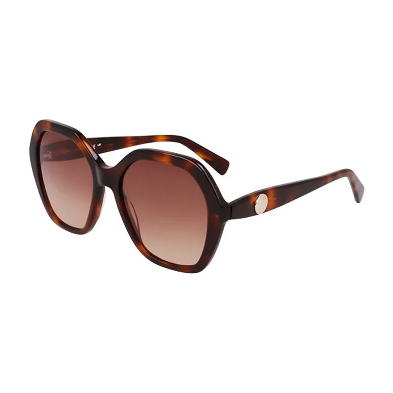 Longchamp -Aurinkolasit - Brown Rectangular - Longchamp LO759S 230 5418