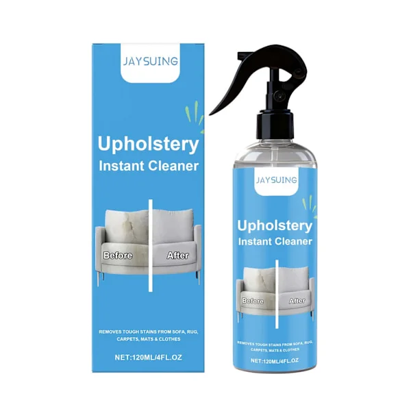 Tekstilrens til tøj og sofatekstiler, efterlader dem rene og er nem at bruge. Spray og tør af for at fjerne pletter.