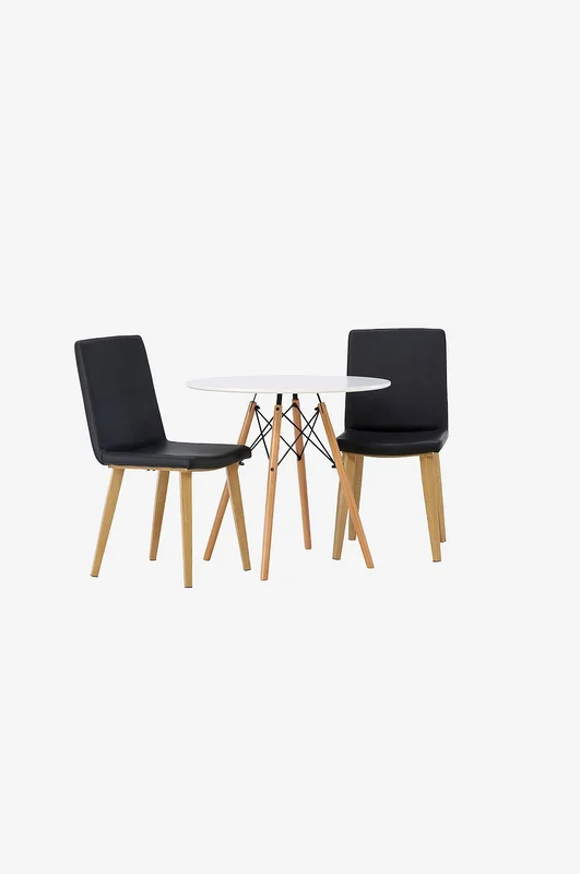 Venture Home - Ruokailuryhmä Danburi ja tuolit Today, 2 kpl - Valkoinen - Ruokailuryhmä 2 hengelle - - Homeroom
