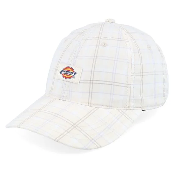 Dickies - Beige unconstructed Cap - Surry Cap Outdoor Check Sand Dad Cap / Unconstructed @ Hatstore