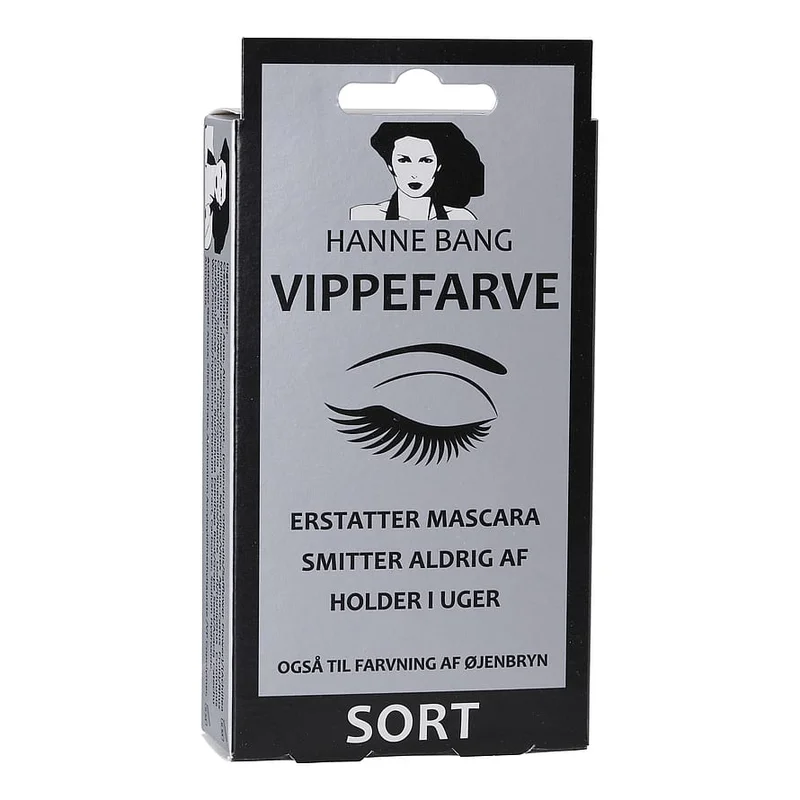 Hanne Bang Vippefarve Sort, Makeup, Øjenvipper, Vippefarve