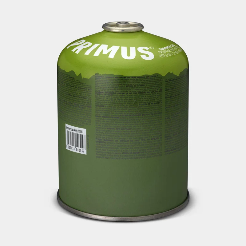 Gas canister / camping gas Primus Summer Gas, threaded, 15°C to 40°C, 450 grams