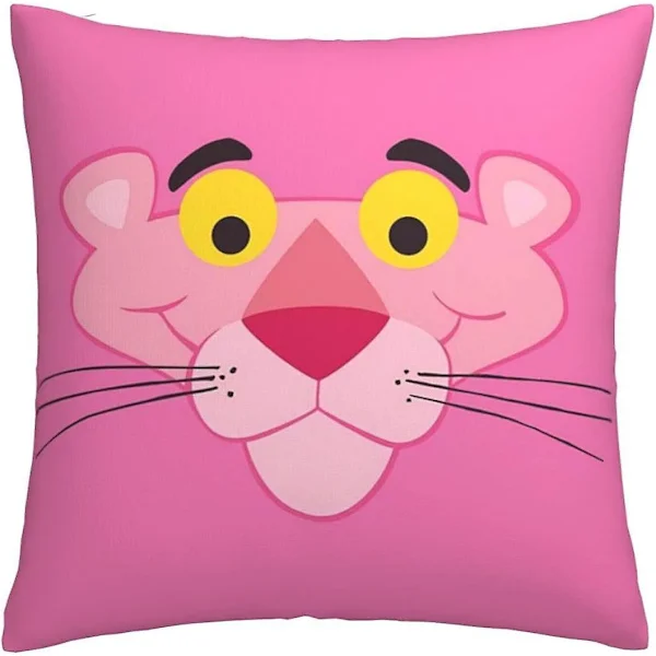 Rosa Pantern Mjuk Kuddfodral 45 X 45 Cm Kvadratiska Överkast Kuddfodral Bekväma Dekorativa Överkast Kuddfodral Lyx Kuddfodral För Soffa Sovrum Med Inv