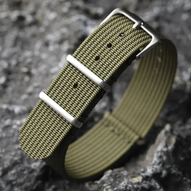 AliExpress - Nouveau bracelet de montre en Nylon nervuré bracelet de montre en Nylon 18mm 20mm 22mm accessoires de bracelet de montre pour Bracelets 