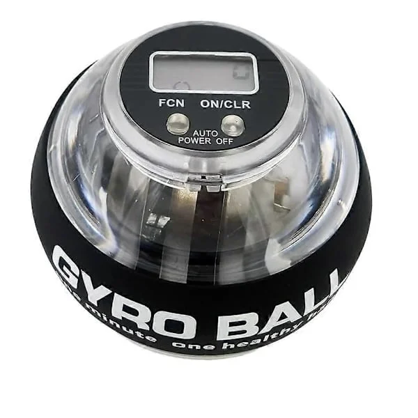 Torque Ball with Counter - Self-Starting Wrist Strength Gyro Ball, Grip Strength Trainer with Auto-Start LED Lights