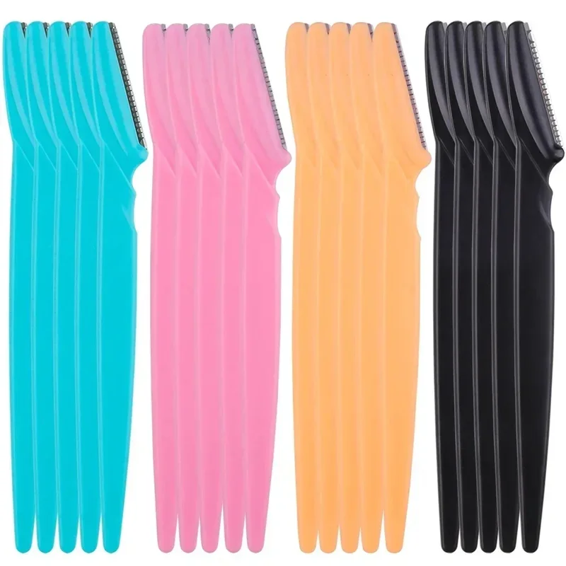 AliExpress - 3/4/10 pièces rasoir de sourcils lame rasoir Portable visage rasoir yeux sourcils épilation coupe-épilation sécurité rasoir femme 