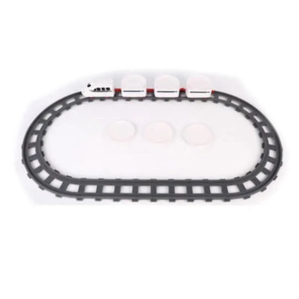 Sushi Train Rotating Sushi Toy Train Track Conveyor Belt Rotating Table Kids Food Train Set DIY Sushi Making