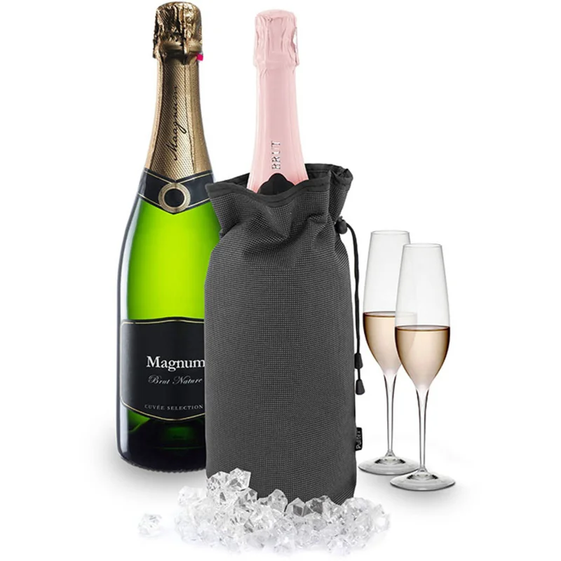 Pulltex Champagnekjøler til magnumflasker, grå