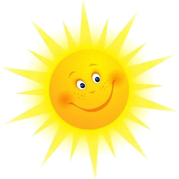 Cartoon Sun Wall Decal Sticker Decorative Art Wall Art Sticker Decoration-X71-