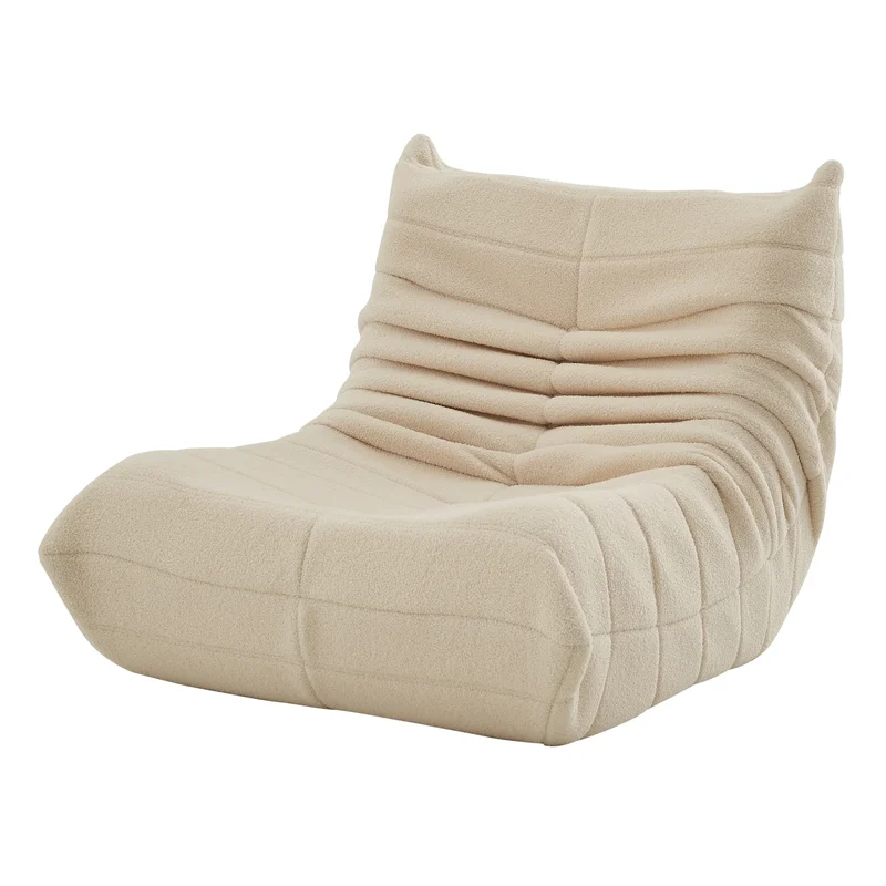 AliExpress - Sitzsack XXL für Kuschelecke, Gaming Sitzsack Sessel, Bean Bag Design aus Lammwolle, Sofa Bodensofa, Relaxliege oder Bodenkissen Grob, 