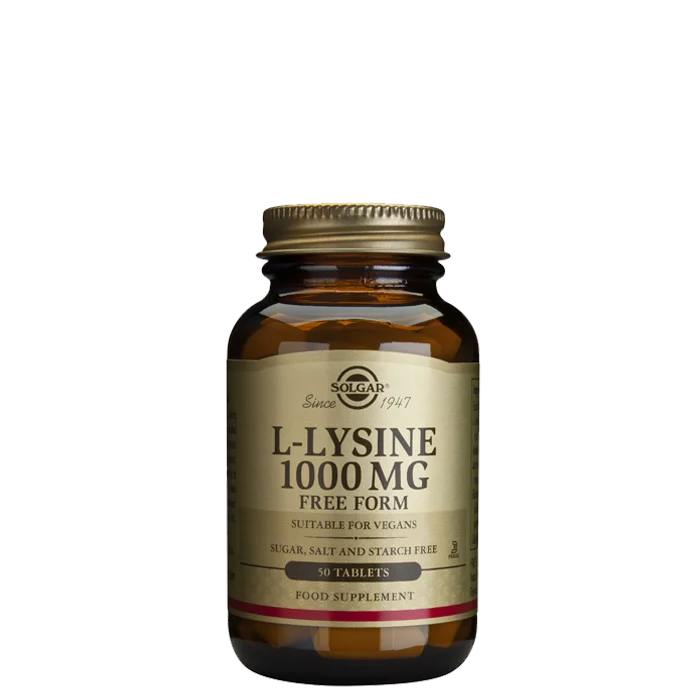 Solgar L-lysine 1000 mg Aminosyror 50 tabletter
