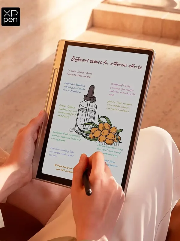 AliExpress - XPPen Magic Note Pad 3-in-1 Color Smart Note Book E-Book Reader Android Tablet Ink Paper Light Nature Color 90HZ Refresh Rate