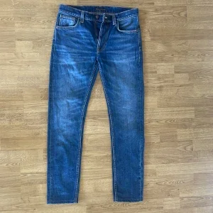 Nudie jeans Lean Dean (blåa, troubled sea)