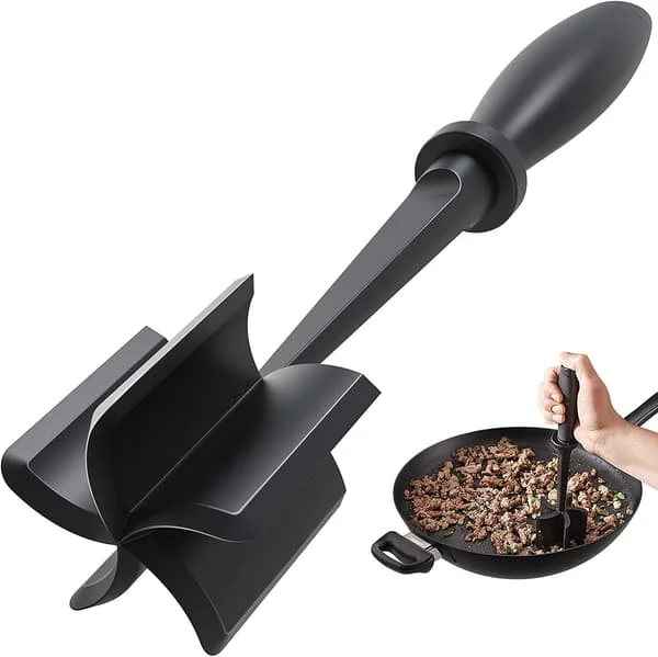 Meat Grinder, Hamburger Grinder, Potato Masher and Burger Masher Premium Heat-Resistant Burger Meat Grinder