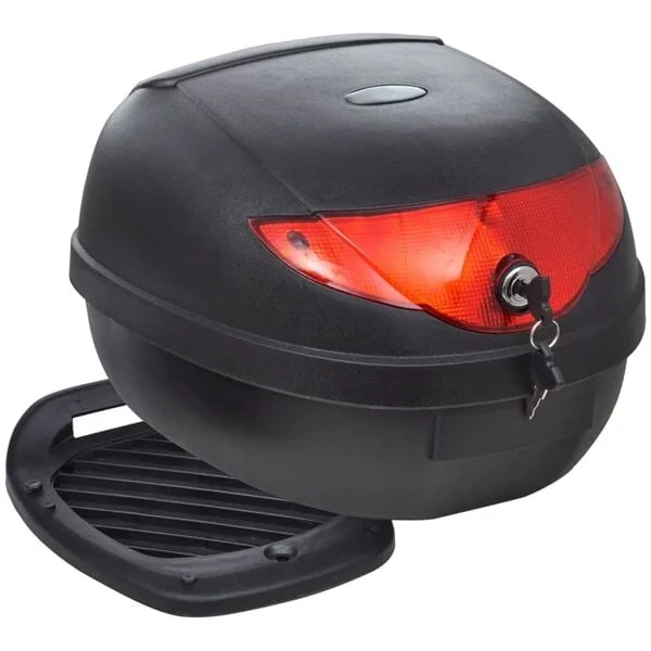 vidaXL Toppbox för motorcykel, 36 L, rymmer 1 MC-hjälm