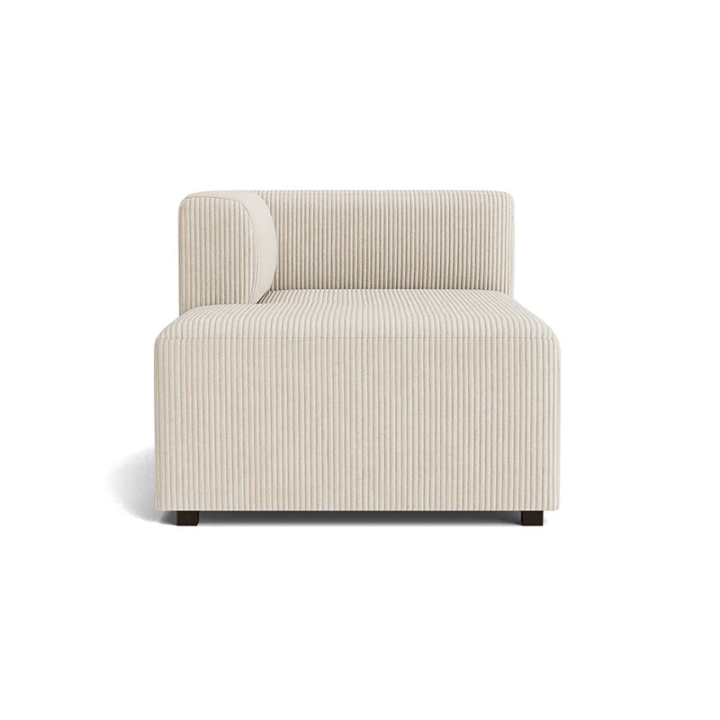 Roma chaiselong modul, venstrevendt - Poso Beige - 80x120x65 - Sofa, chaiselong - Beige komfortabel sofa med koldskum, PU skum & fibervat