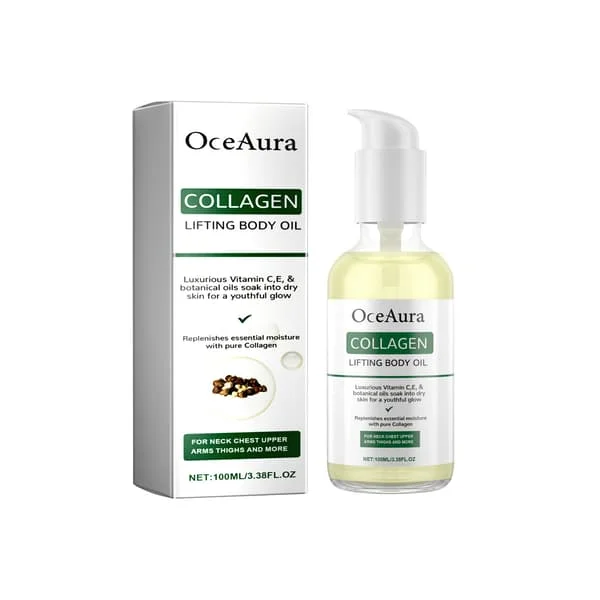 OCEANA Vitamin C Krystallklar Pleieolje Vann Fuktighetsgivende og Mild Nærende Kroppshudpleieolje