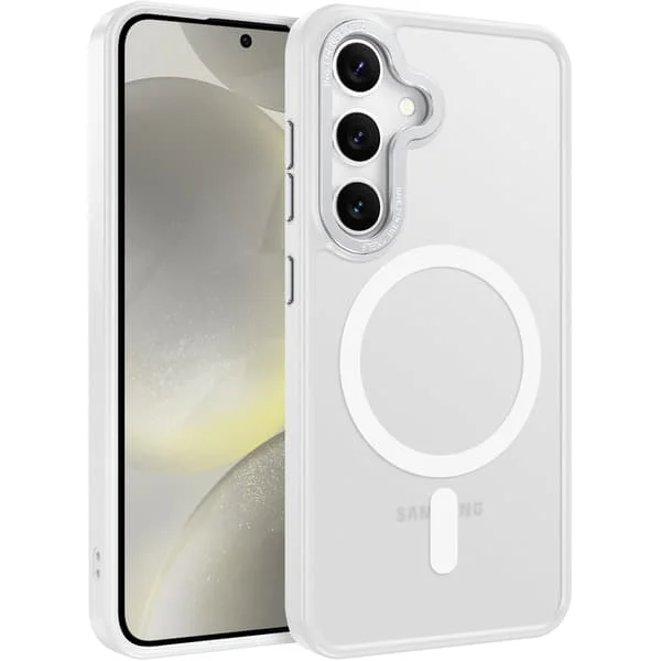 Samsung A36 Skal Magnetiskt Frostat Skal – VIT