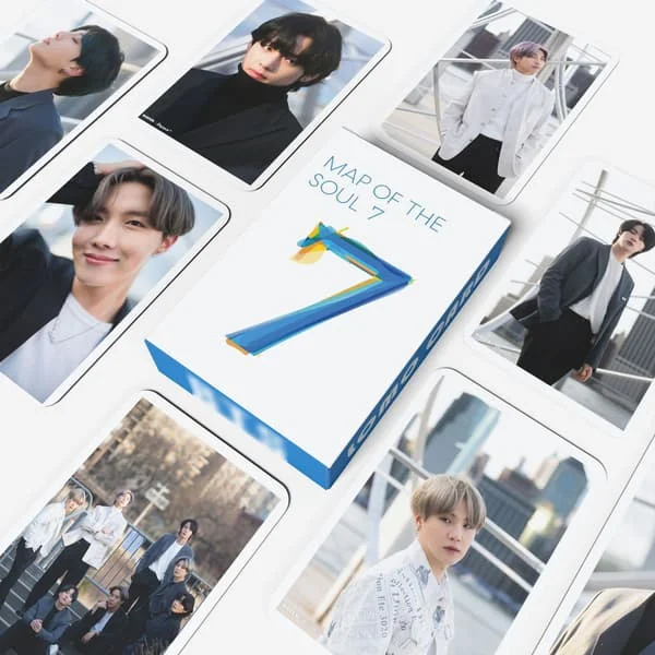 BTS Uusi Albumi 55 Lomo-korttia MAP OF THE SOUL 7 Kim Taehyung Valokortit Postikortit[HK]