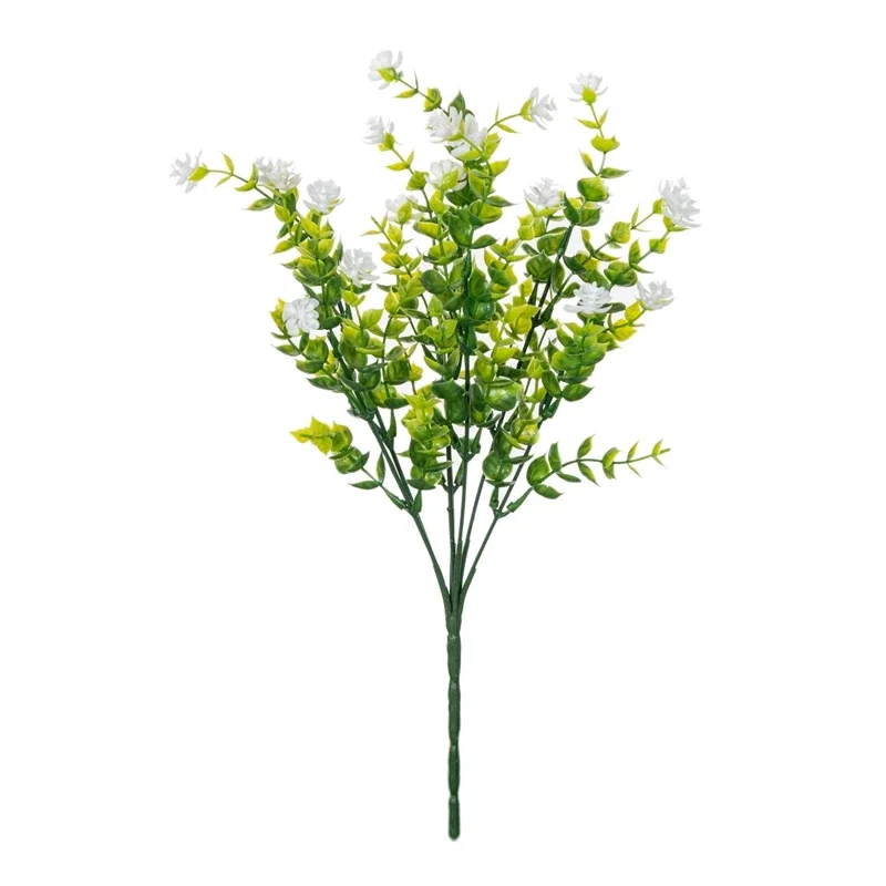 AliExpress - Artificielle Fleurs En Plastique Faux Eucalyptus Plante Mariage nuptiale bouquet De Noël Décor Vase pour La Maison fenêtre rebord bonsaï 