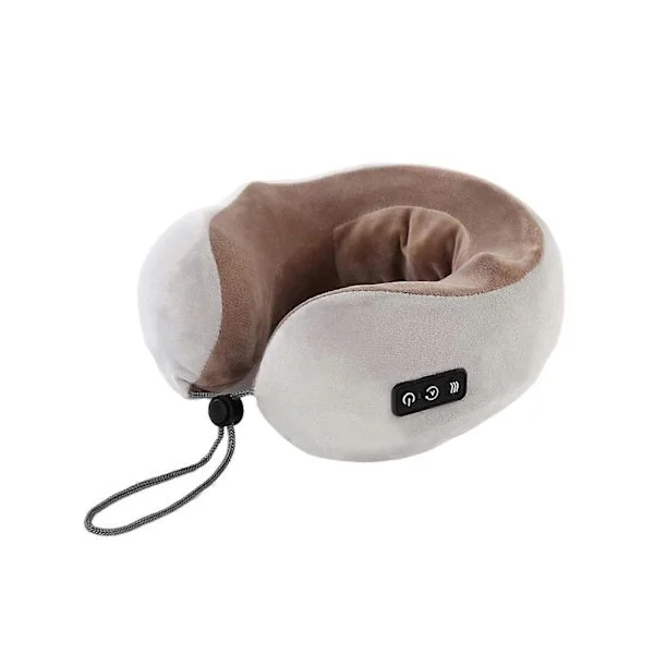 Yonrjhukm Ryg- og nakkemassageapparat med varme, massagepudegaver til mænd og kvinder, elektrisk shiatsu-ryg, æltende skulder, massage derhjemme, bil 