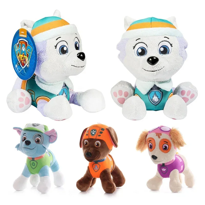 AliExpress - Paw Patrol Plüschtier Actionfigur Ryder Marshal Zuma Everest Cartoon Modell Zwei Haltungen Plüschtier Kindergeburtstag Party Gif