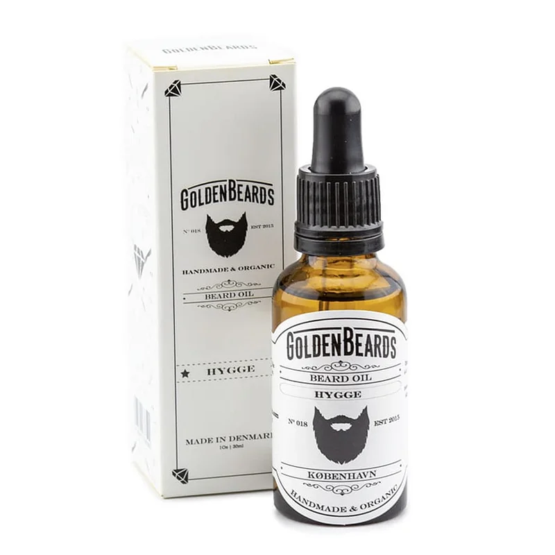 Golden Beards Golden Beards Hygge Organic Skægolie 30 ml, Mænd, Skægpleje, Skægolie