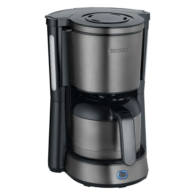 Severin KA 9343 kaffebryggare med termoskanna, dark inox | Kaffe > Kaffebryggare | Bagaren och Kocken