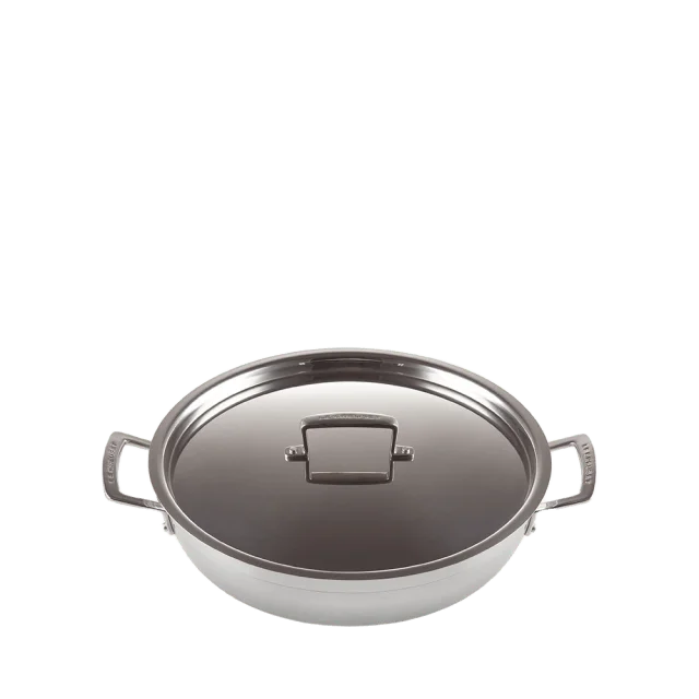 Le Creuset Gryta 3-Ply Rostfritt Stål 4,8L Grytor Silver 30 cm / 4,8 L