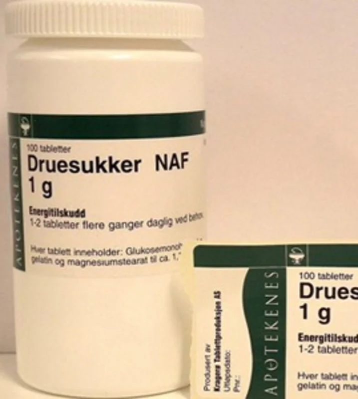 NAF Druesukker NAF tab 1g