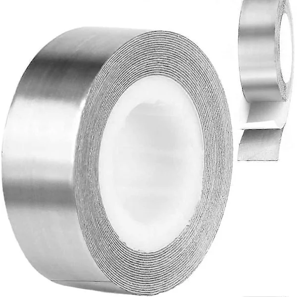 1 st Golf Blytejp Hög Densitet Självhäftande Blytejp Silverbelagd Vikt Rulle 254x12.7mm Golfvikter Tejp
