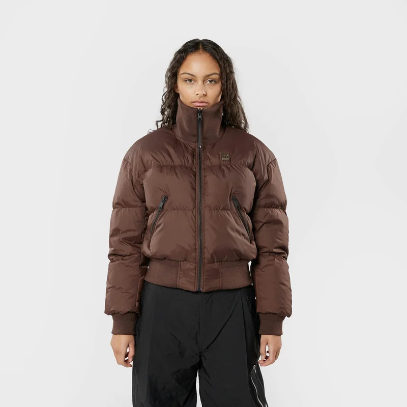 66 North women's Women's Dyngja Down Bomber Jackets & Coats - Blood Bay - L